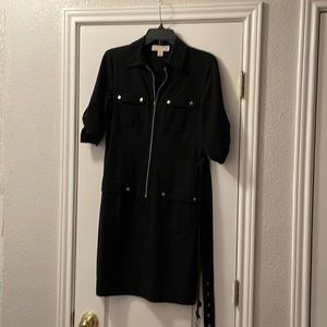 Small black Michael Kors dress with zipper